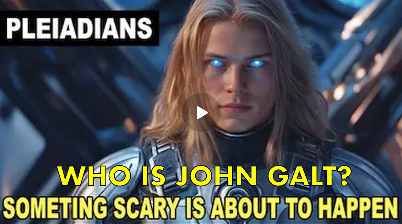 THIS PROPHECY IS BEING UNFOLDED Pleiadians - We R all very happy to be here!. WHO IS John Galt?