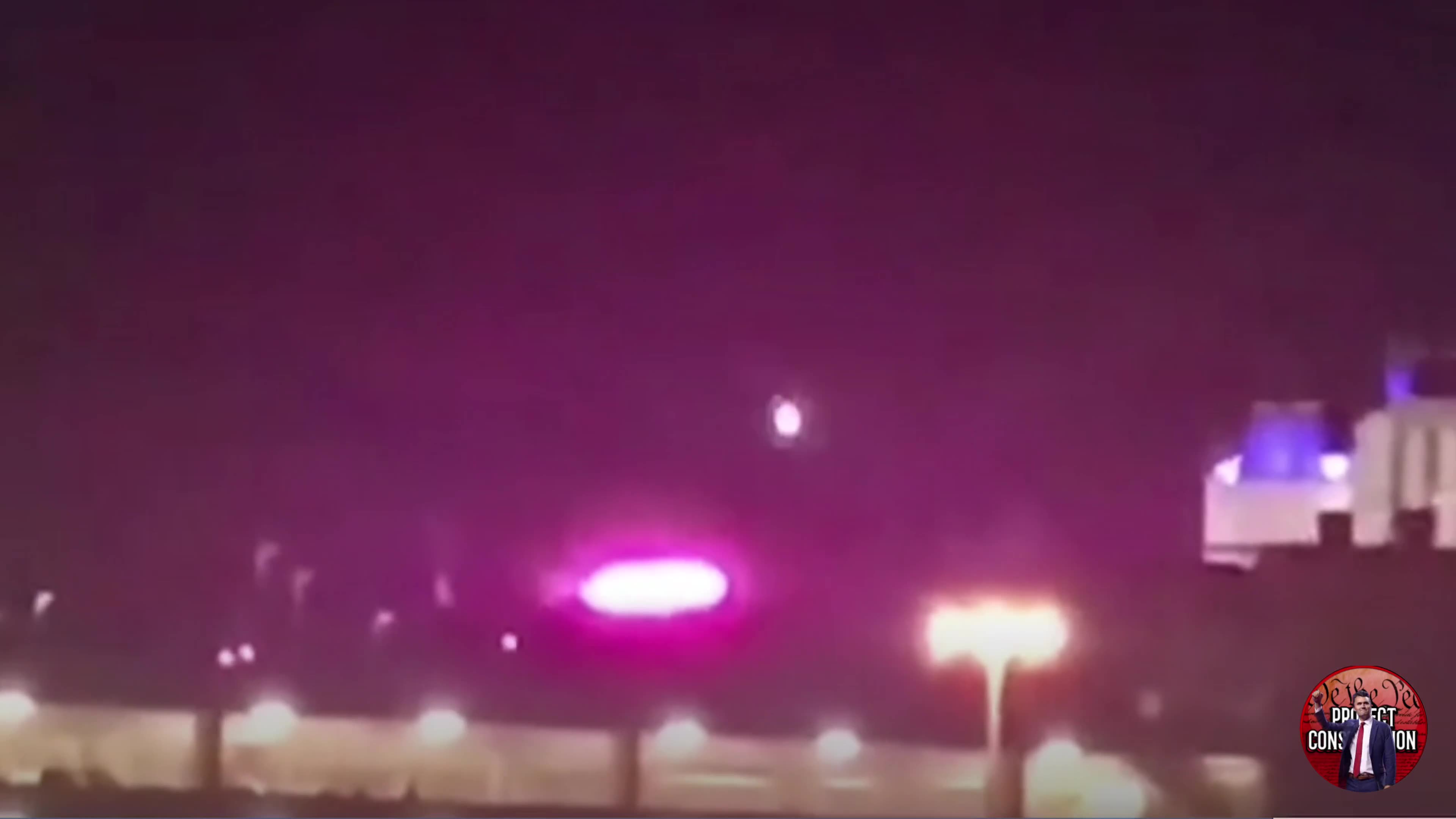 MUZZLE FLASH FROM HELICOPTER Overhead During the LAS VEGAS SHOOTING