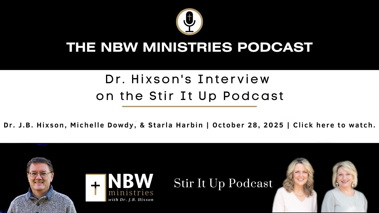 1352. Dr. Hixsons Interview on the Stir It Up Podcast