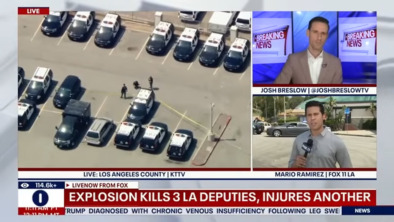 At least 3 dead in possible explosion at L.A. sheriffs facility