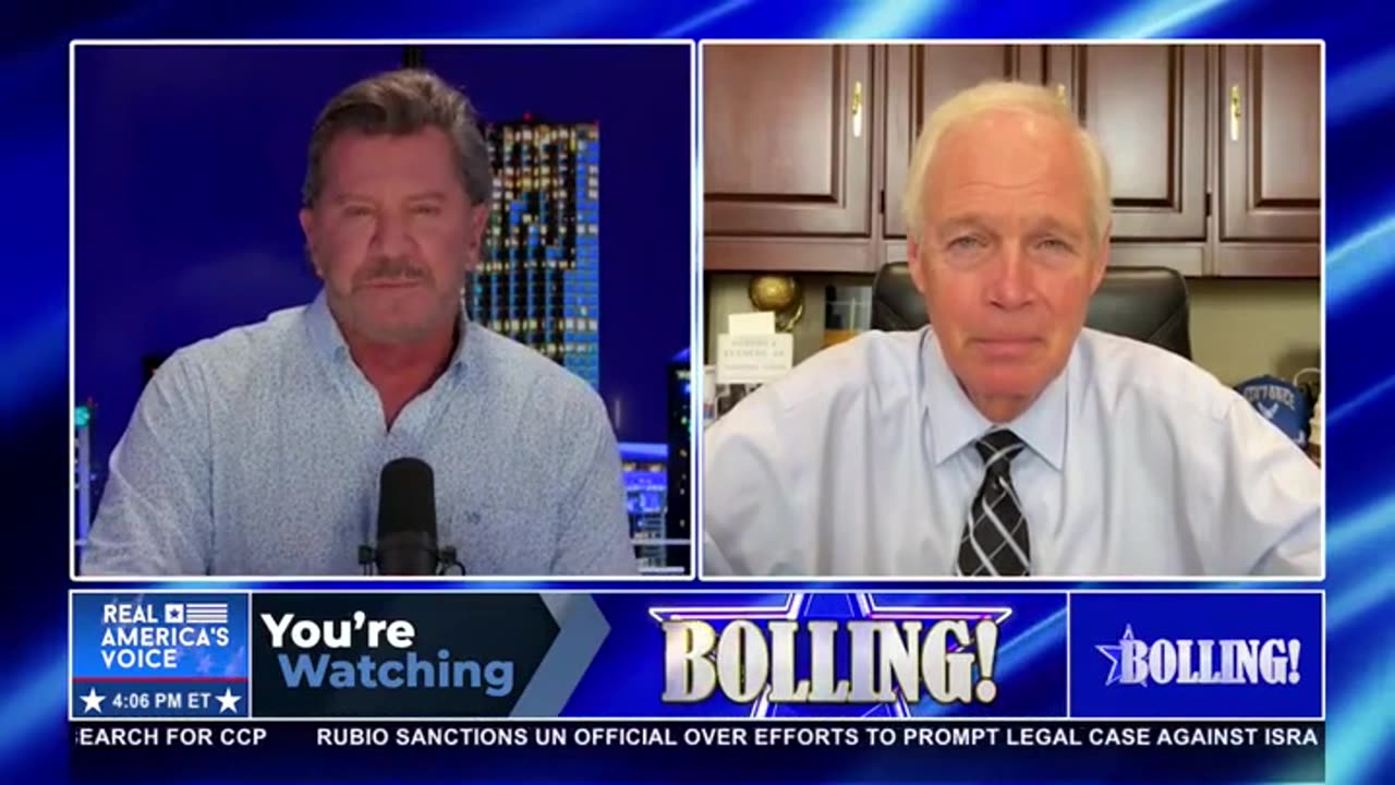 Senator Ron Johnson on Bolling! 7.9.25