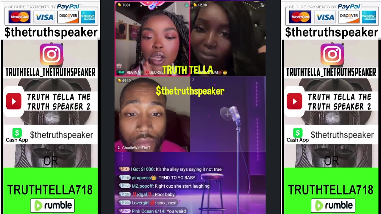 PINK TABLE TALK WITH LIYAH THE DOLL, ROACHBAE EBBIMAY & CHARLI WITH THE TEA! SAVANNA REVEALS SHE WAS NEVER LOCKED UP, A1 PRETTYFINE LIES EXPOSED & MORE
