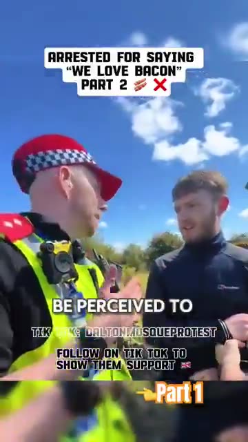 Young lad arrested for saying, we love bacon.