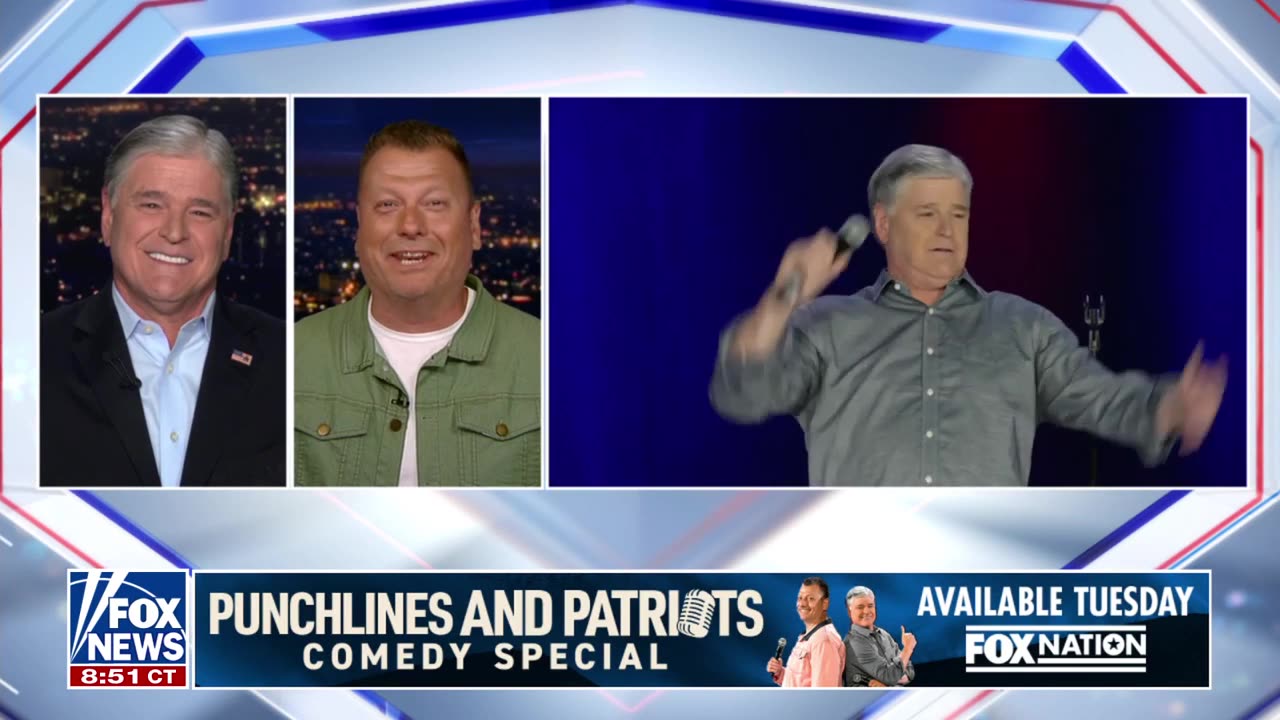 Failla & Hannity Recap Their Punchlines And Patriots Comedy Special