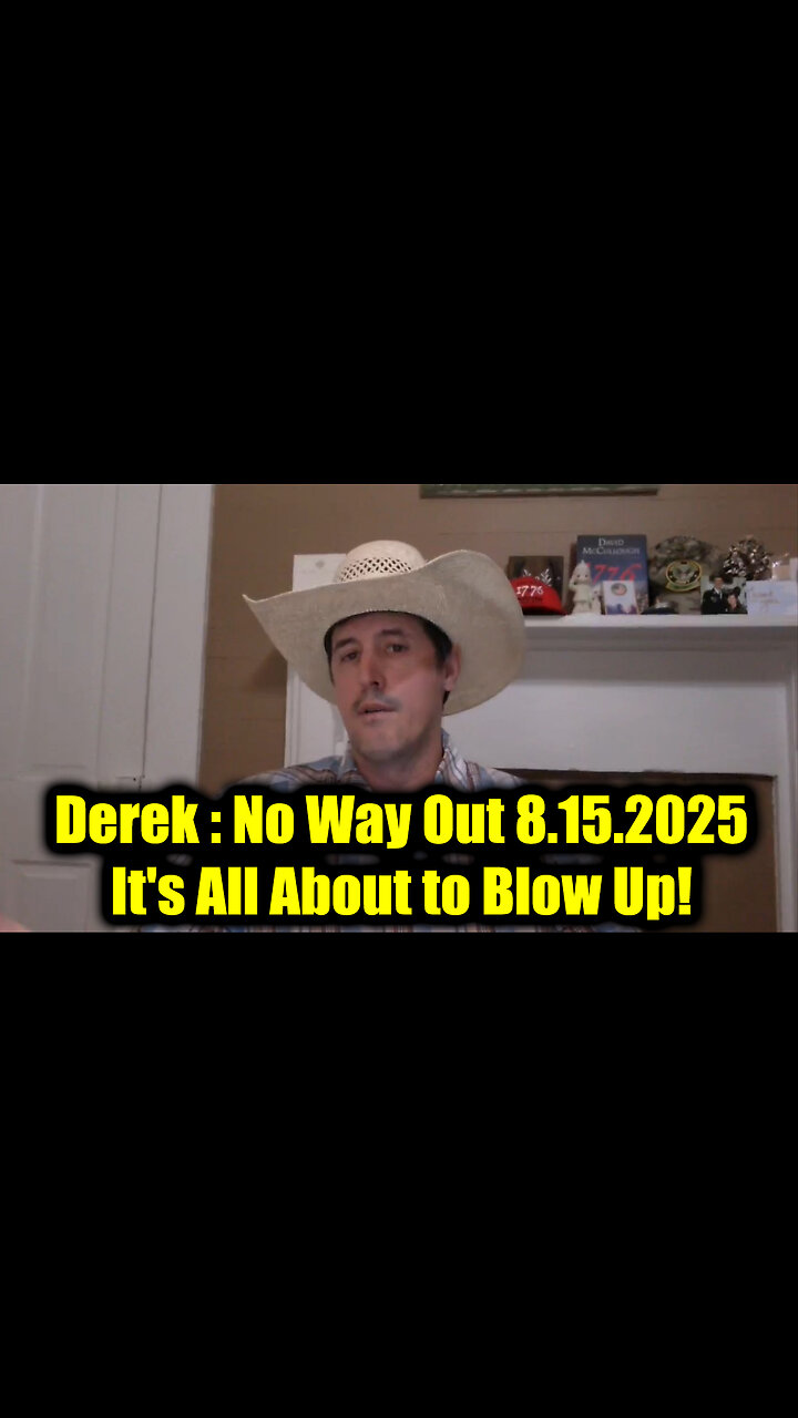 No Way Out. 8-15-25-AT-2PM-CST-10T-EST #TRUTH