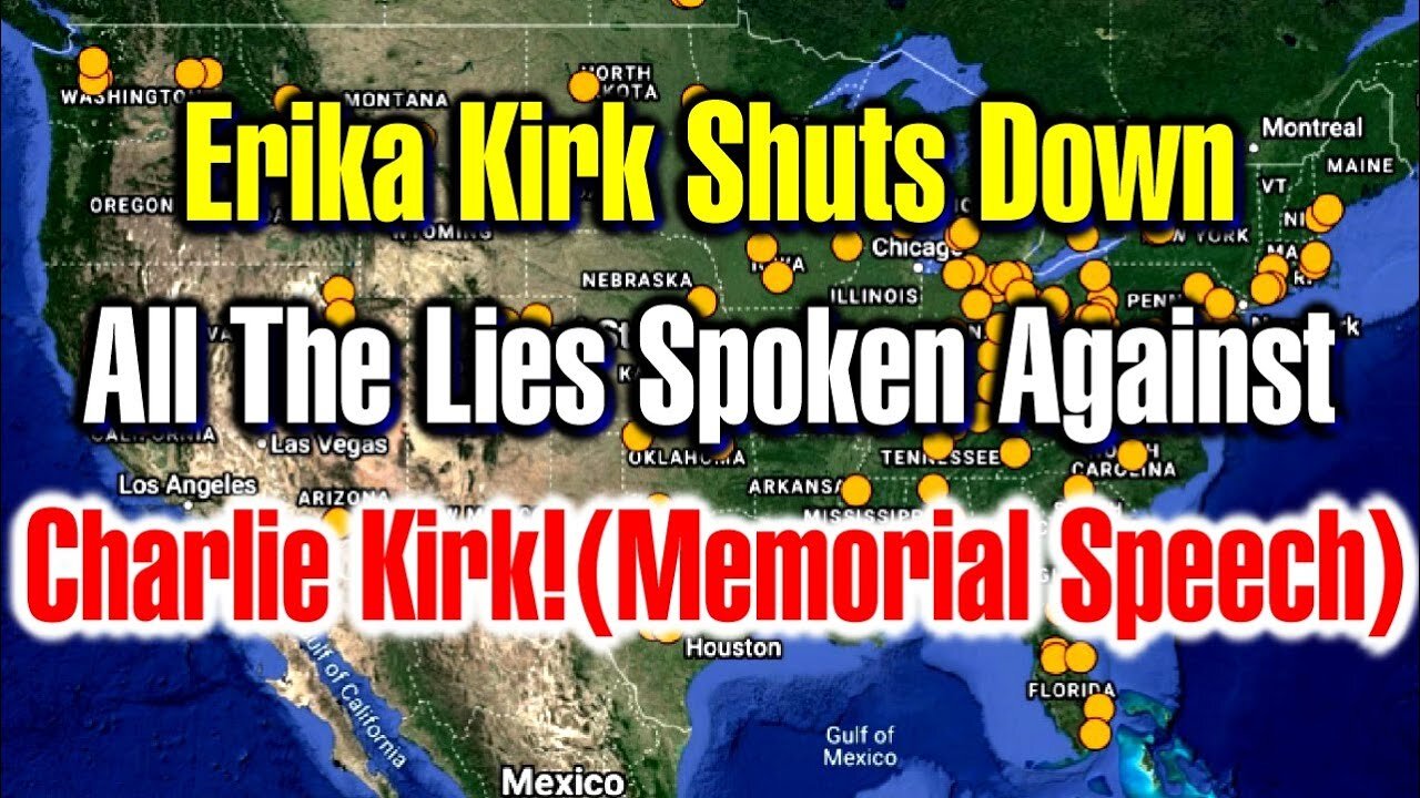 Charlie Kirk Memorial - Erika Kirk Said This