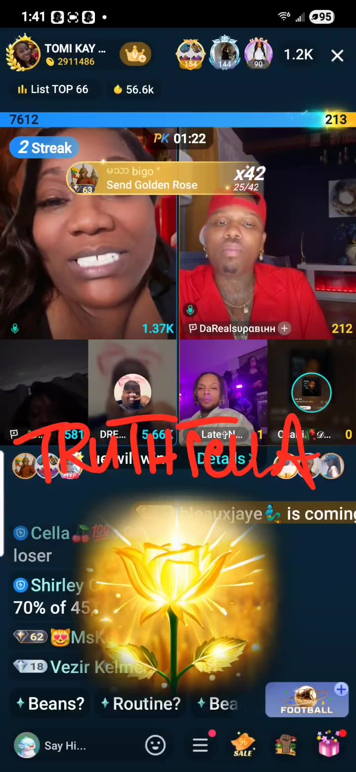 QUEEN TOMIKAY TEAM PK WITH DREBABY, DAREALSUPABIHH, 21BADBITCH, CHARLI & LATENIGHT