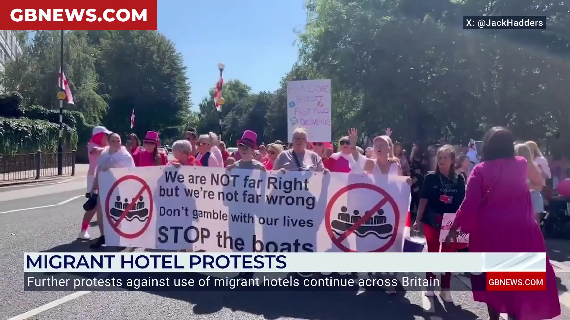 These aren’t far-right thugs, they’re mothers, daughters and families!