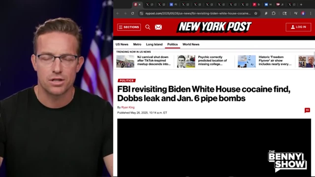 FBI revisiting Biden White House cocaine find, Dobbs leak and Jan. 6 pipe bombs