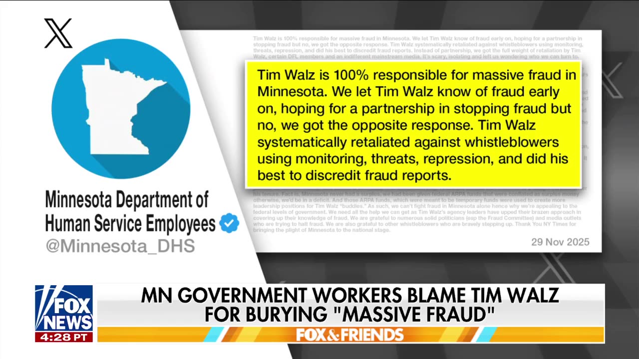 Government workers say Governor Tim Walz systematically retaliated against whistleblowers