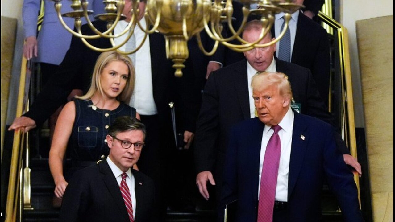 After Meeting at WH, Speaker Johnson Vows to Push Ahead on Trumps Big Bill
