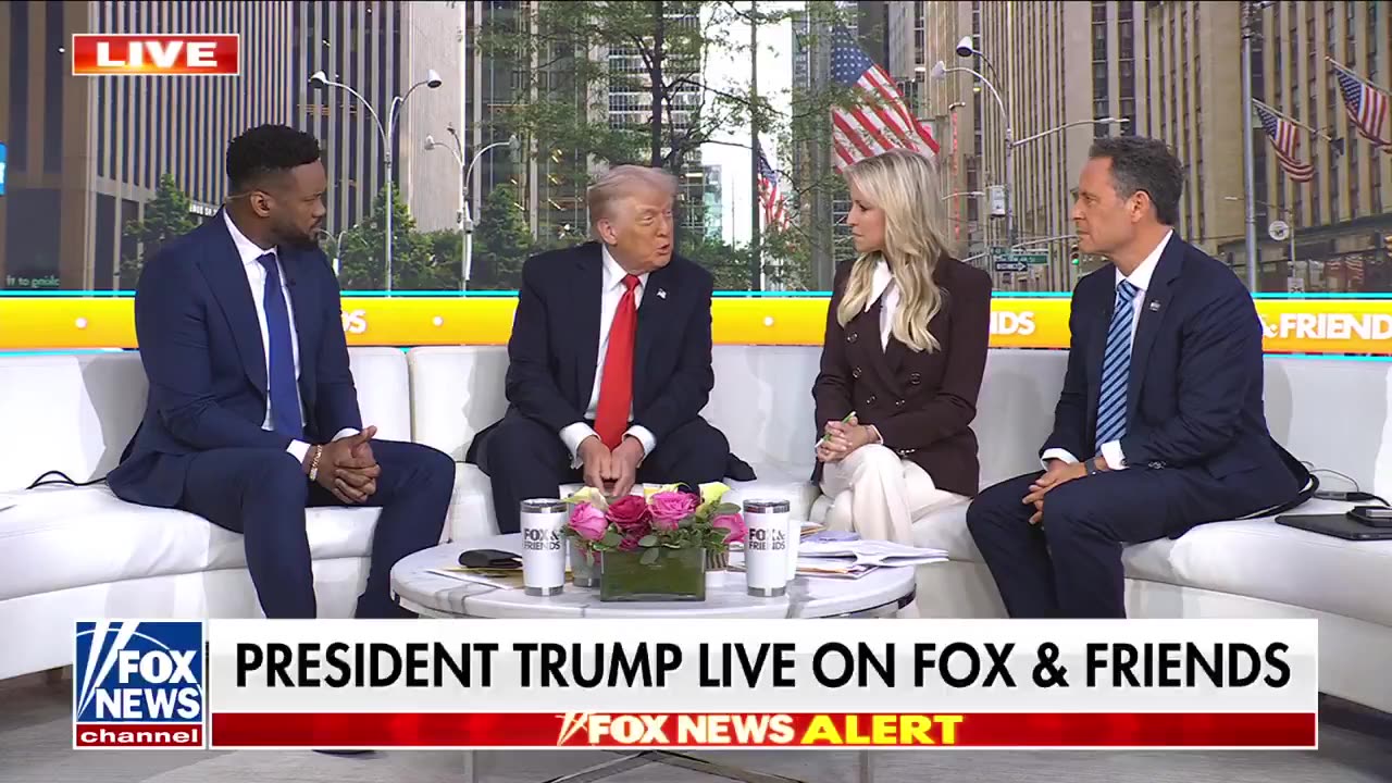 Trump Says With a High Degree of Certainty Charlie Kirks Suspected Assassin Is in Custody