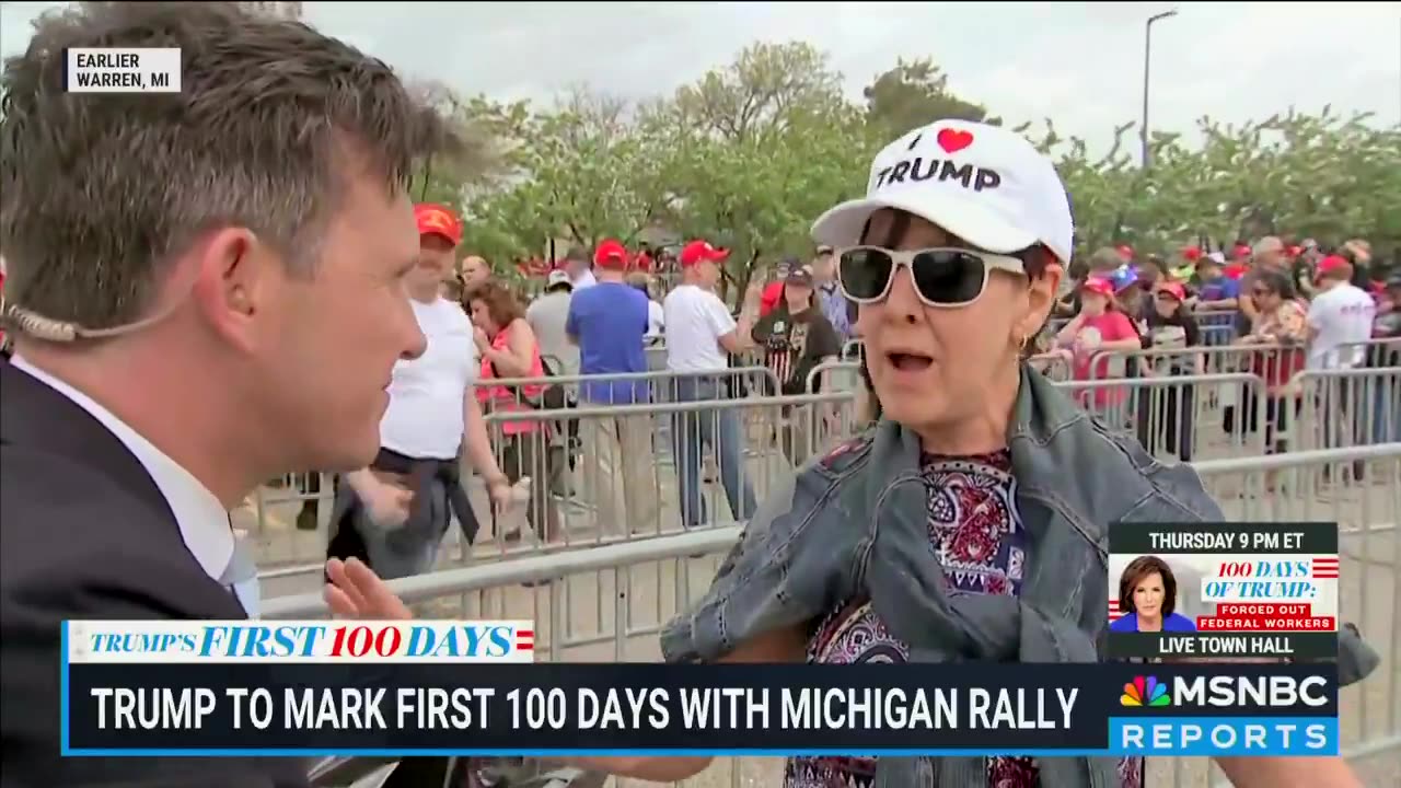 MSNBC: “Are you prepared to pay higher prices for goods?” TRUMP VOTER: “I’ve been paying