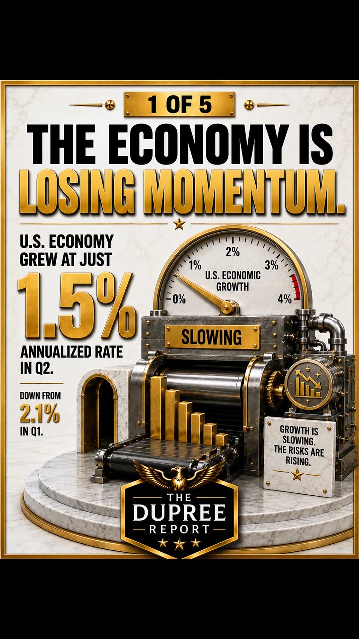 THE ECONOMY IS LOSING MOMENTUM — AND THE FED IS RUNNING OUT OF EASY OPTIONS thumbnail