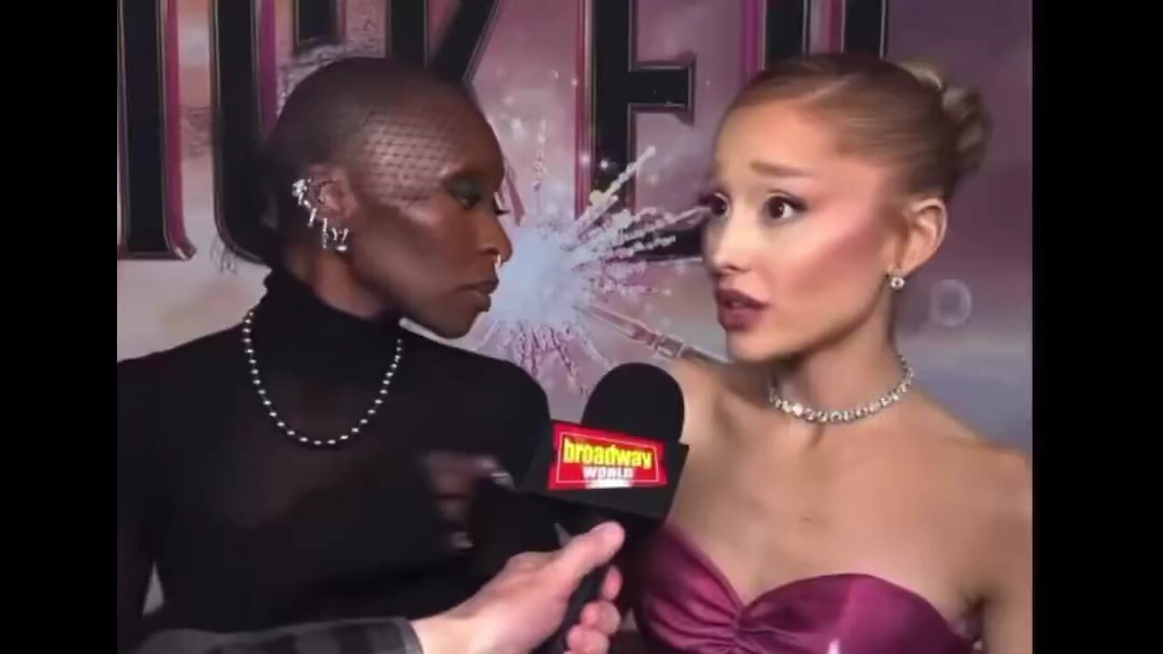 Cynthia Erivos Affectionate Touches Spark Debate in Awkward Wicked Promo Clip with Ariana Grande