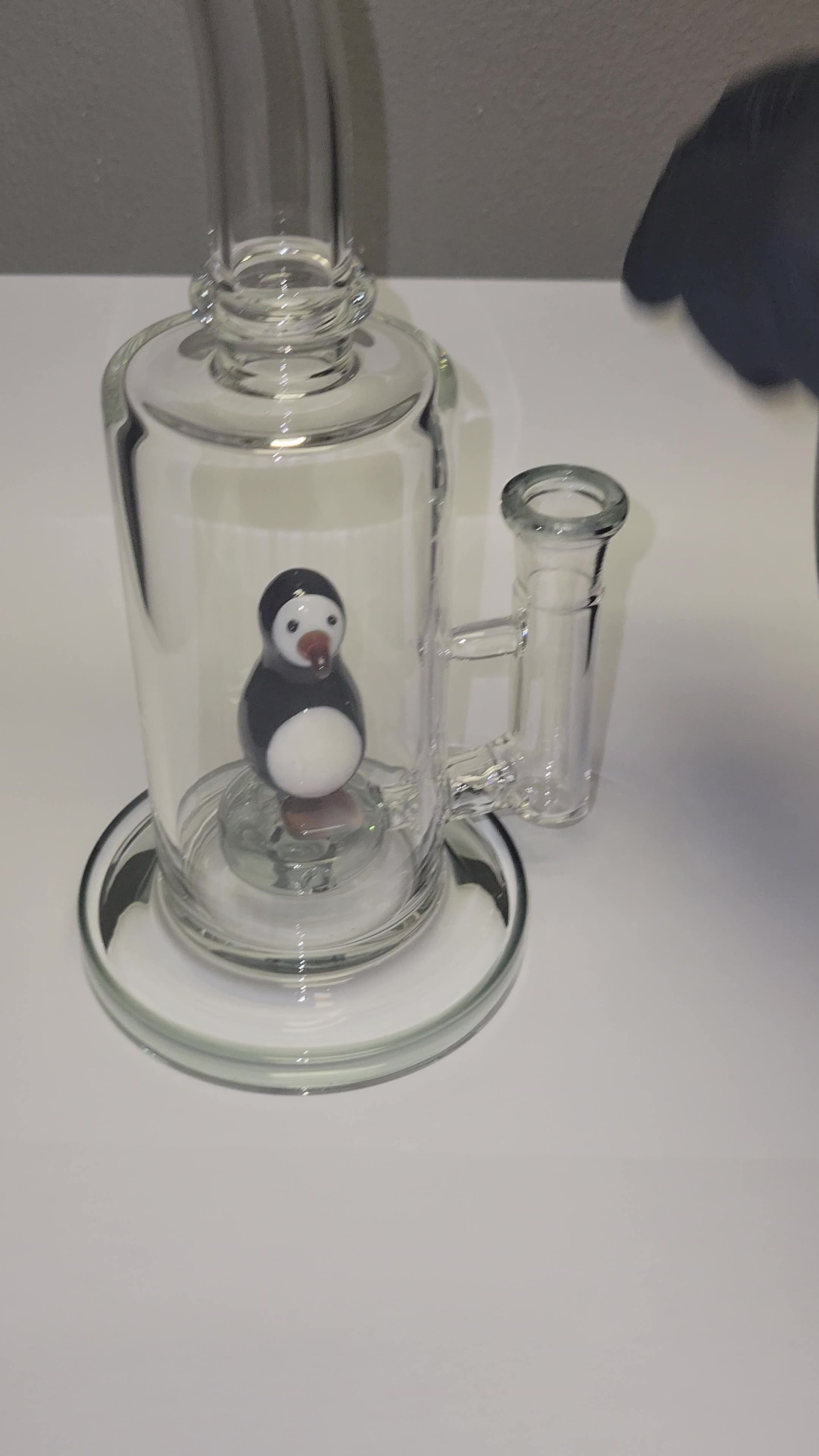 Water Bong 10 THCA Penguin Glass with Bowl