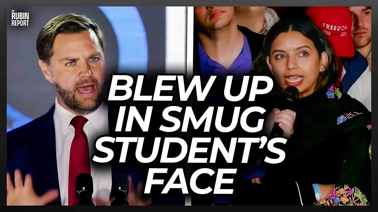 Smug Student Actually Thought Shed Outsmarted JD Vance, Until He Said This