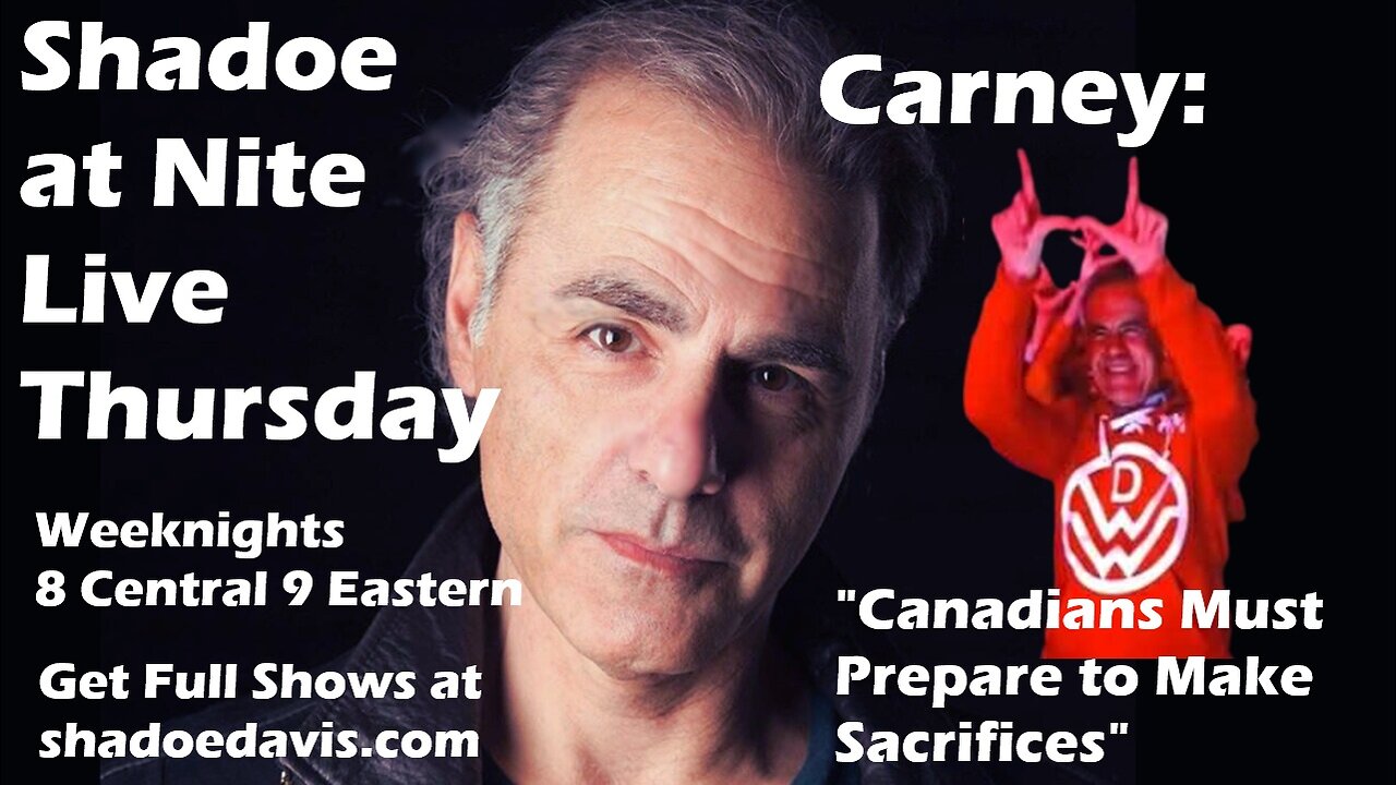Oct. 23rd/2025- Carney Speech Canadians Must Prepare to Make Sacrifices