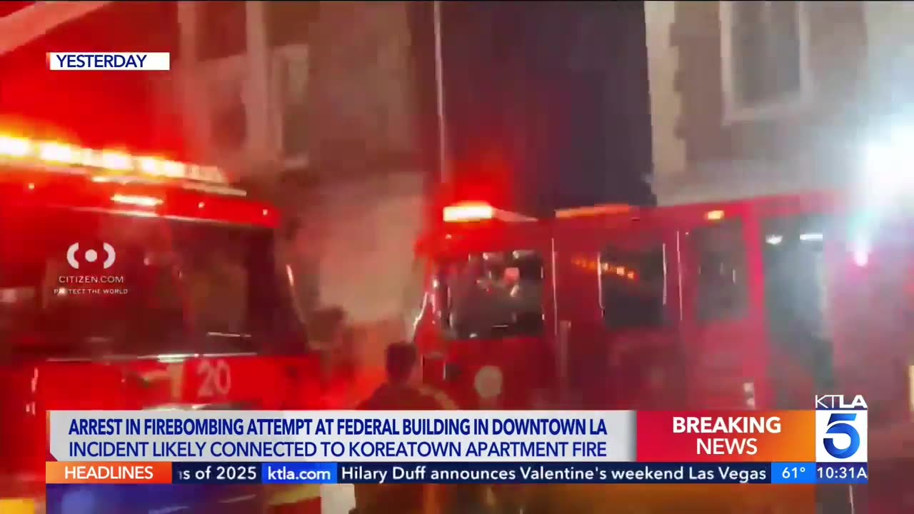 Attack at USCIS fed building in LA Confirmed at DHS, 54-yr-old Latino man said he wanted to blow up the building.