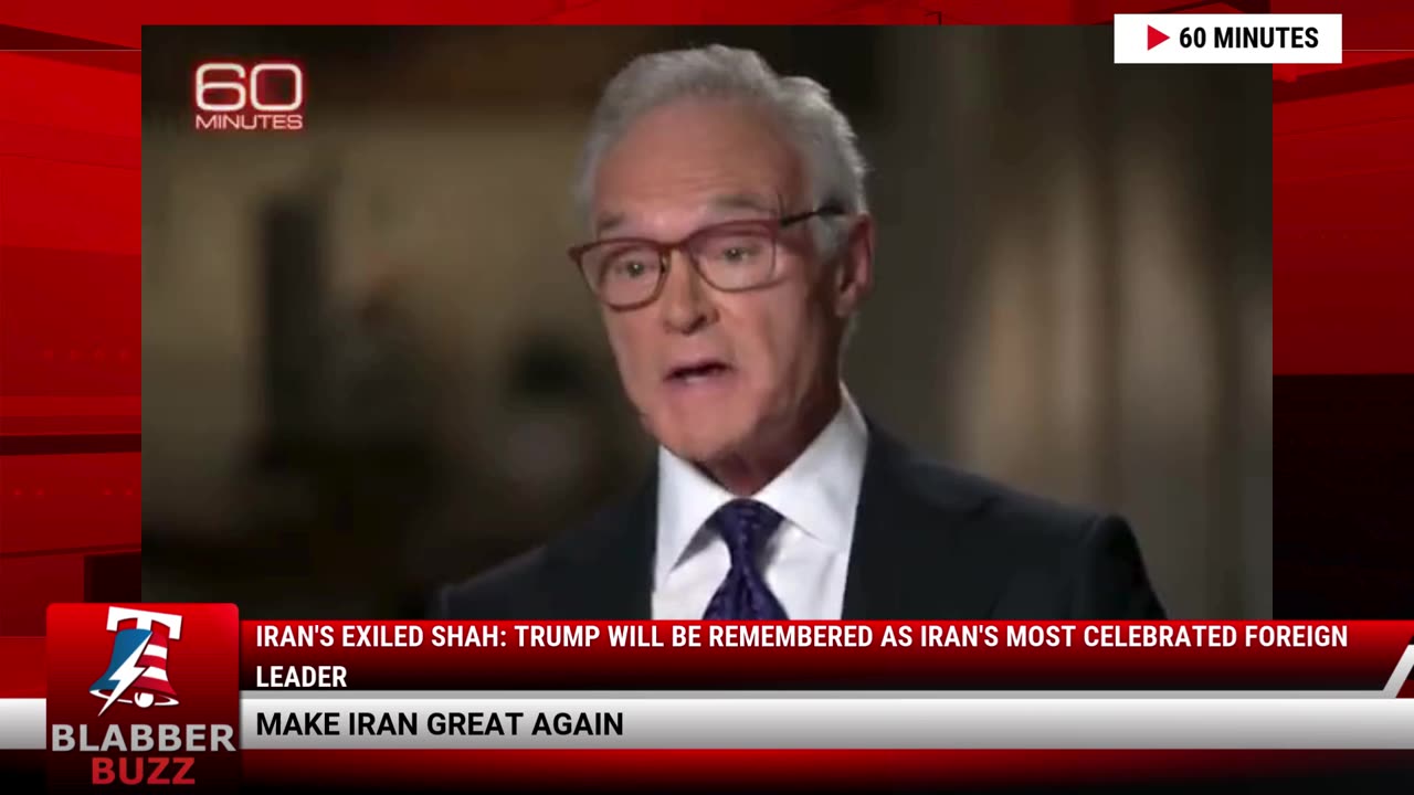 Iran's Exiled Shah: Trump Will Be Remembered As Iran's Most Celebrated Foreign Leader