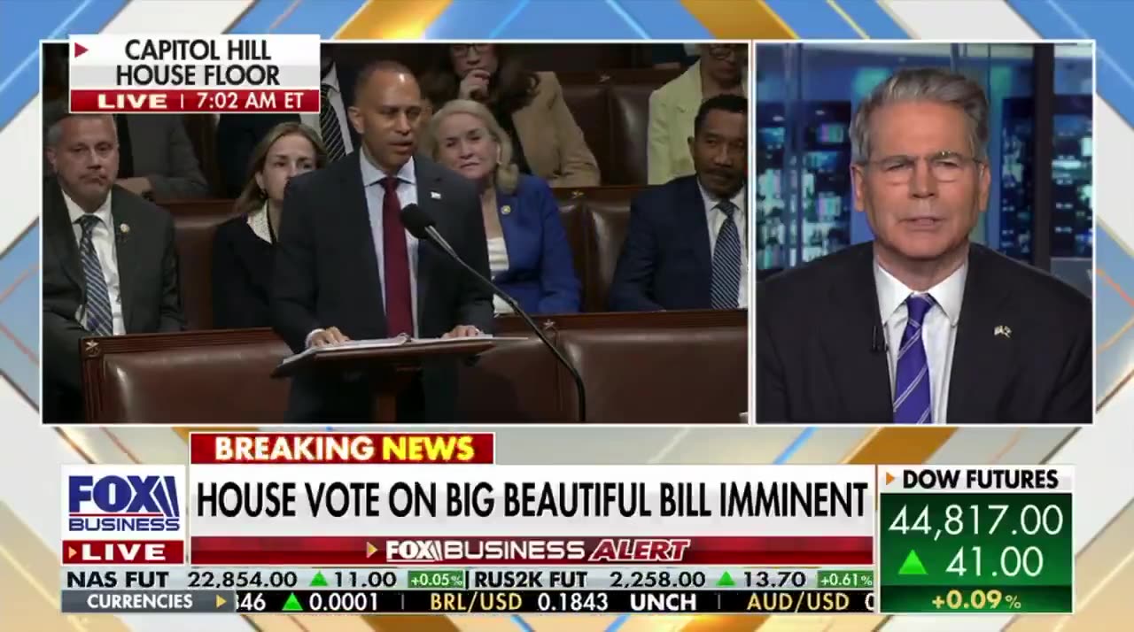 MARIA BARTIROMO: “What do you make of Hakeem Jeffries at the podium trying to discredit this bill?”