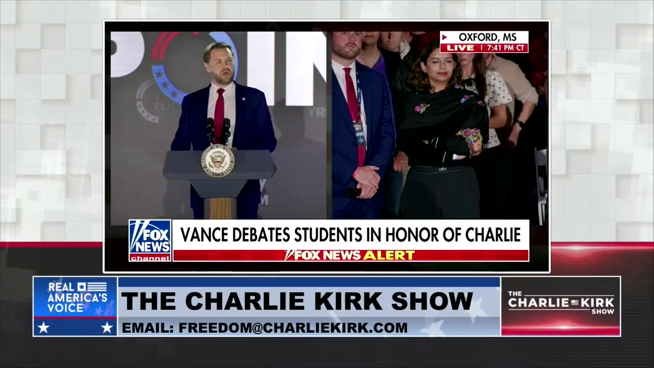 VP Vances Heroic Q&A Performance with Ole Miss Students