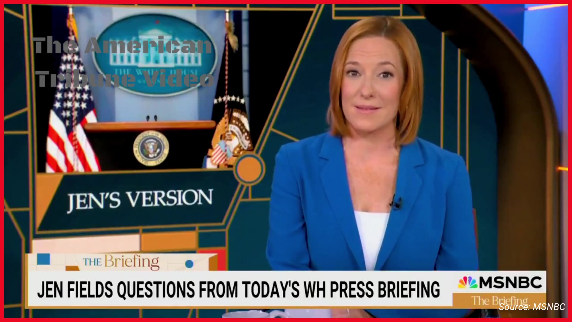 Jen Psaki Has “Total Meltdown” Live on MSNBC Over Clever Questions about DC Crime Problem