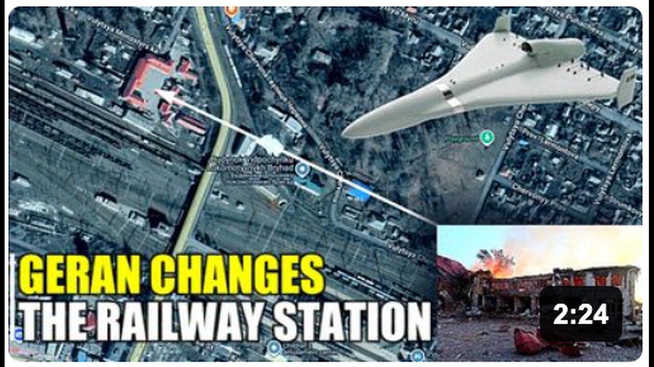 Train station in Lozova is turning into ruins due to Gerans actions!