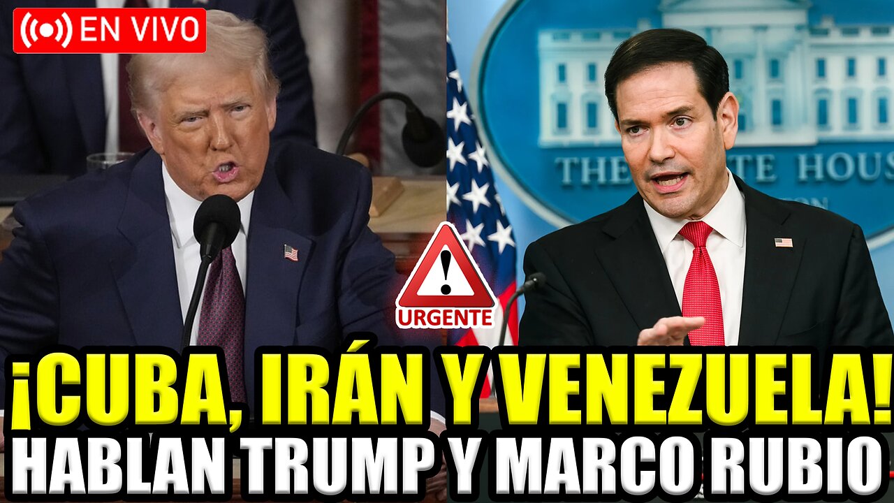🔴HABLAN TRUMP Y MARCO RUBIO EN VIVO ¿QUÉ VA A PASAR CON CUBA, VENEZUELA E IRÁN?