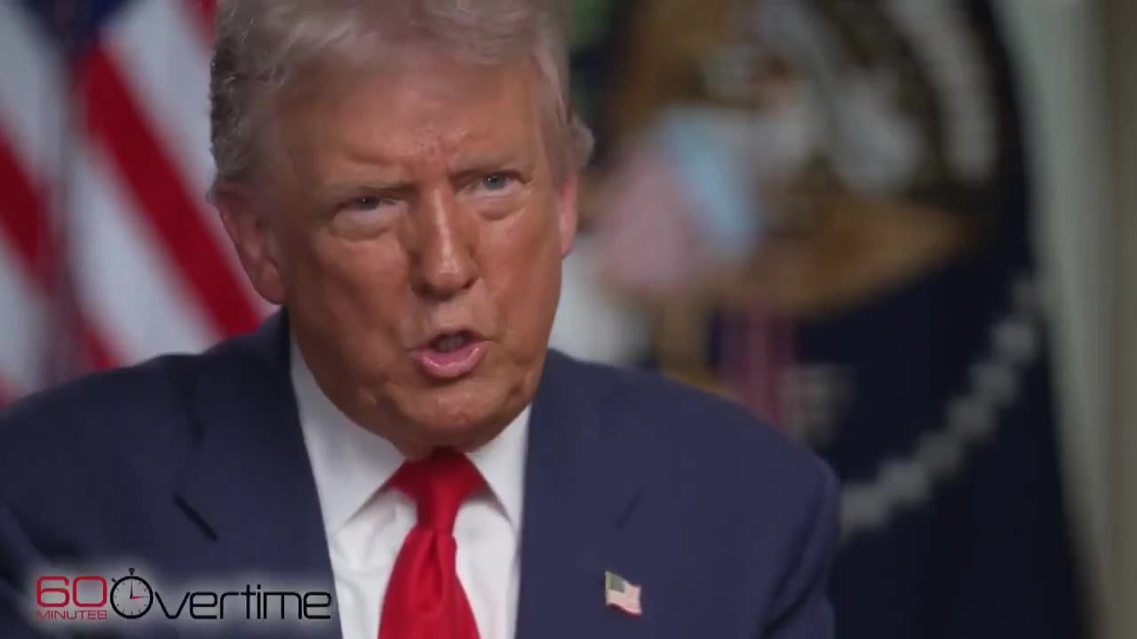 The White House just released the FULL uncut version of President Trumps 60 Minutes interview