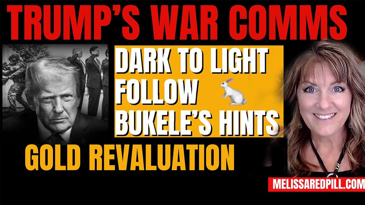 Melissa Redpill Situation Update 09.08.25: Trumps War Comms - Gold Revaluation