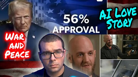 Trump gives PEACE a chance. Guy falls in love with AI. Influencers battle over war TC 6/19/25