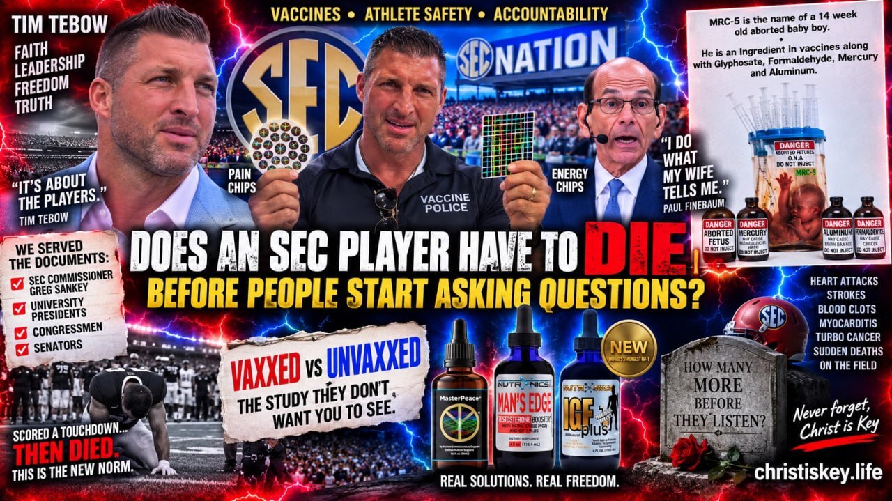 I MET TIM TEBOW & ASKED THE QUESTION THE SEC CAN’T IGNORE: DOES A PLAYER HAVE TO DIE BEFORE WE START ASKING WHY? thumbnail