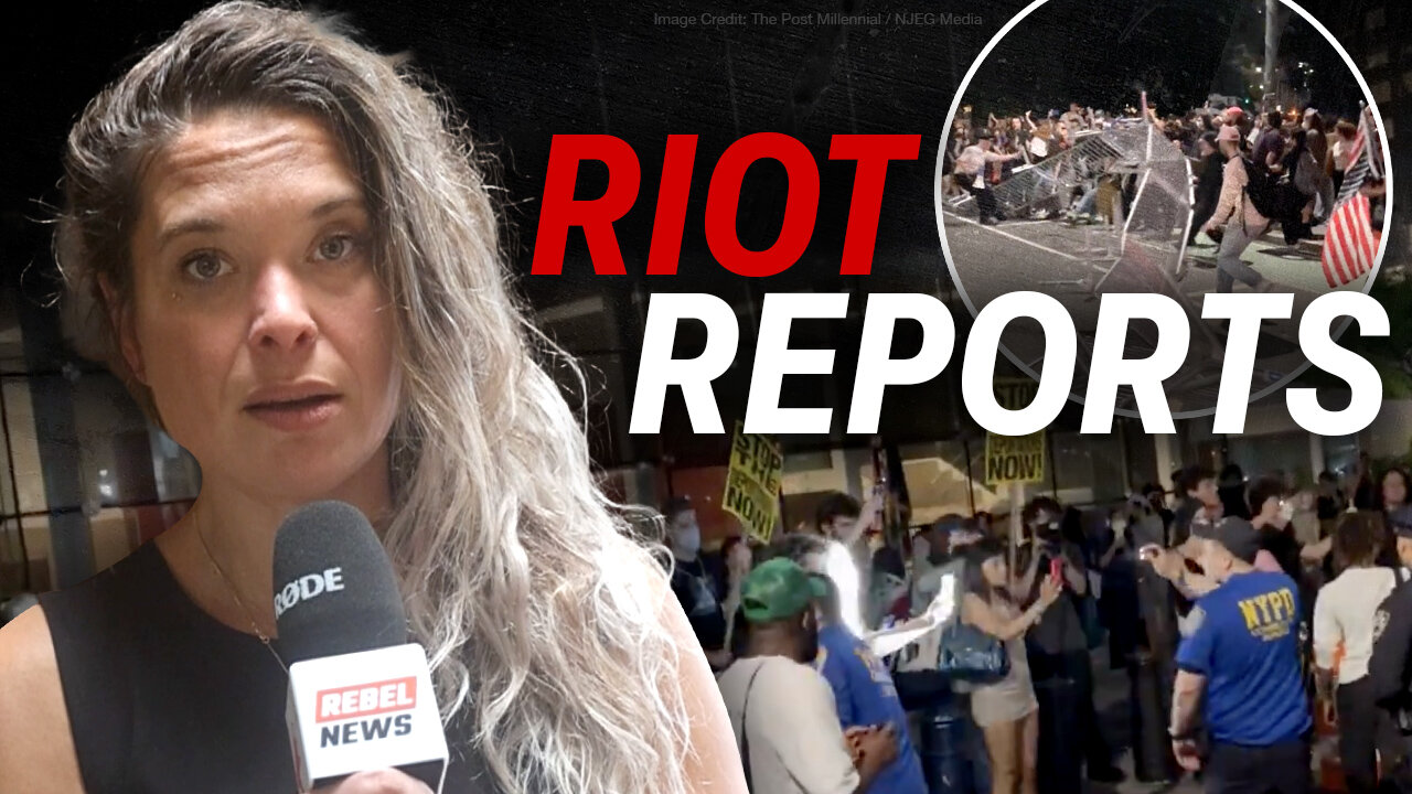 Rebel News reports from inside NYCs anti-ICE riots