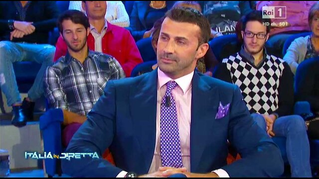 Roy Gigol&ograve; intervistato da Paola Perego su Rai 1