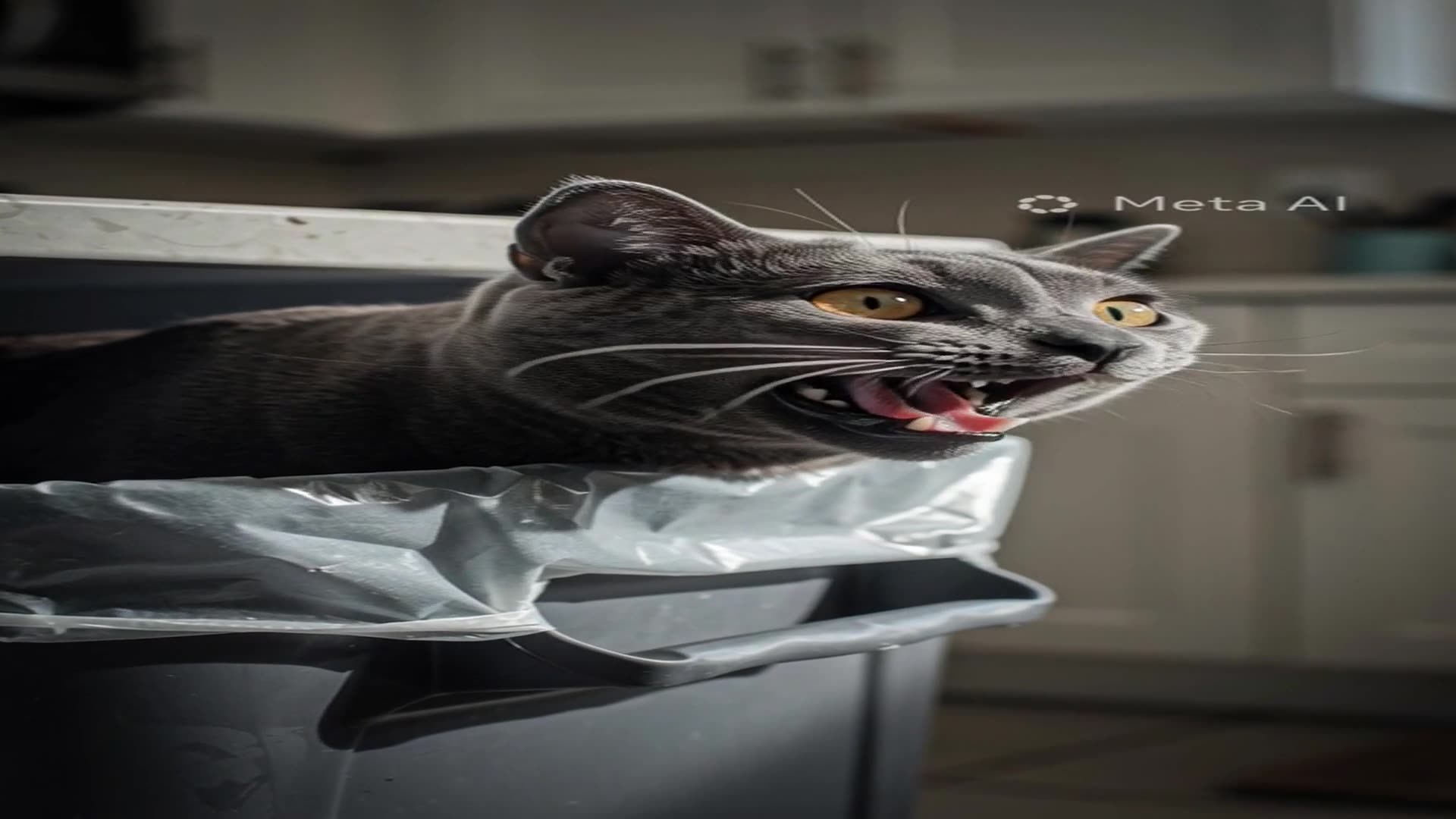 Brave Cat Cant Believe Its Eyes — Scary Cat Video