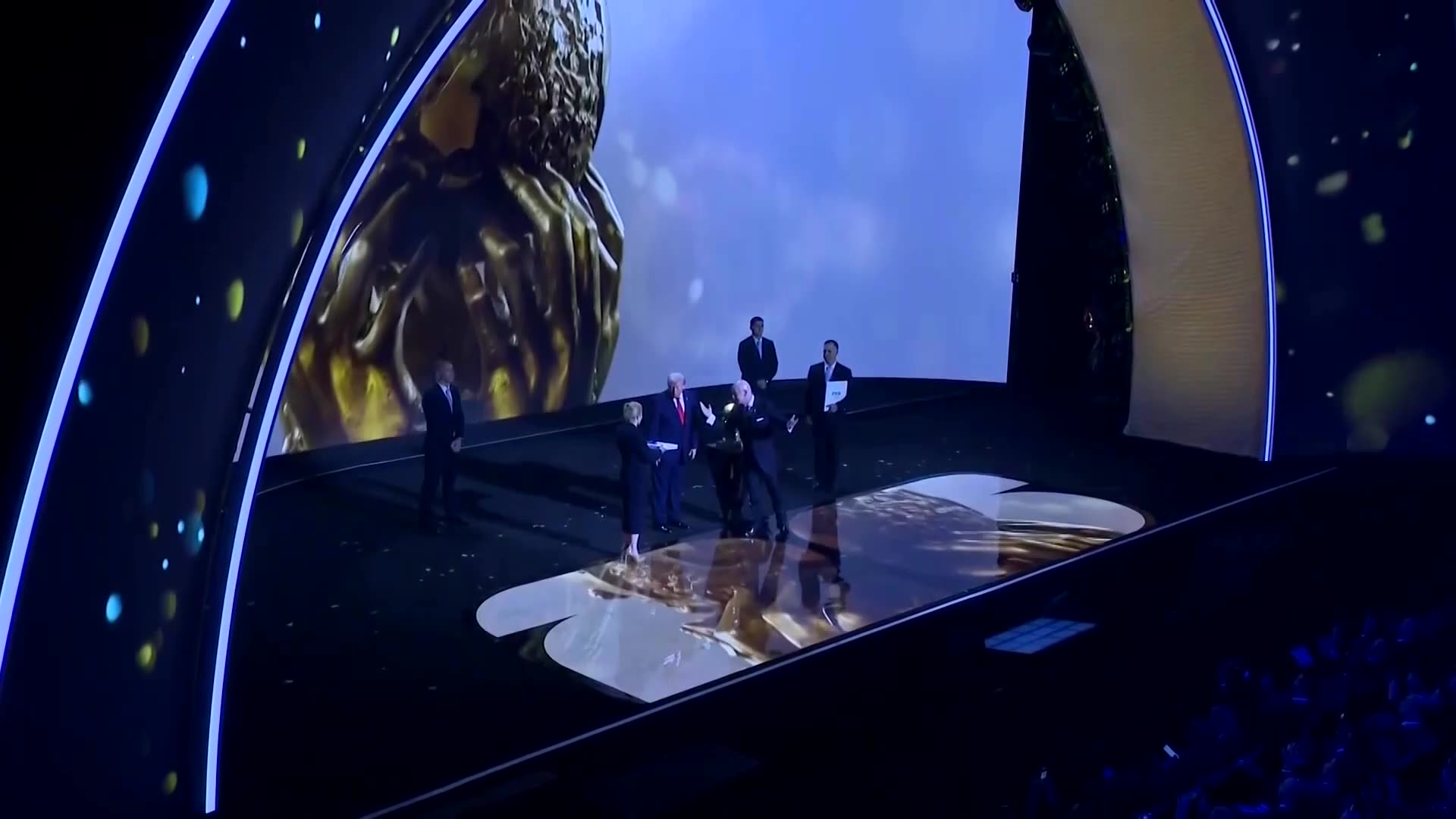 Trump awarded FIFA peace prize at World Cup draw ceremony