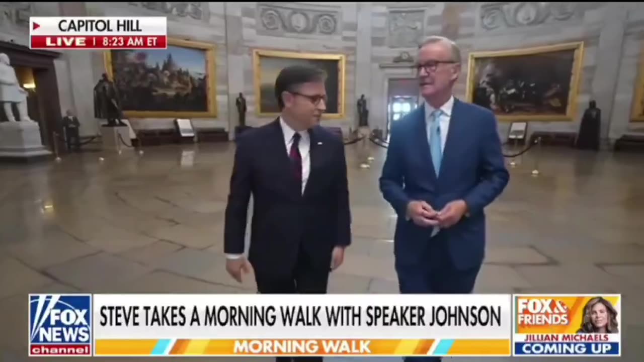 Speaker Johnson Im a wartime speaker, really uh, in a real sense.... 