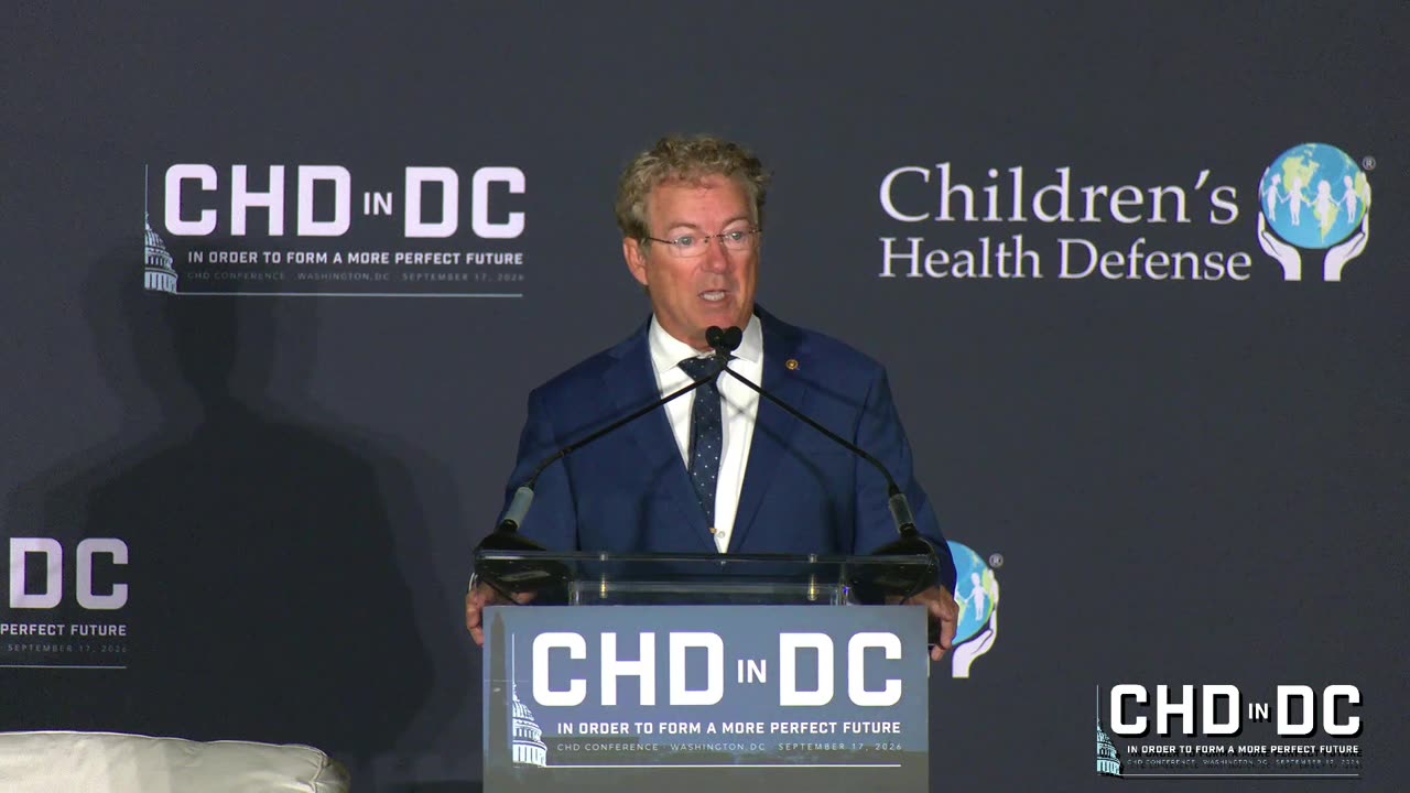 Dr. Paul Delivers Remarks for Children's Health Defense thumbnail