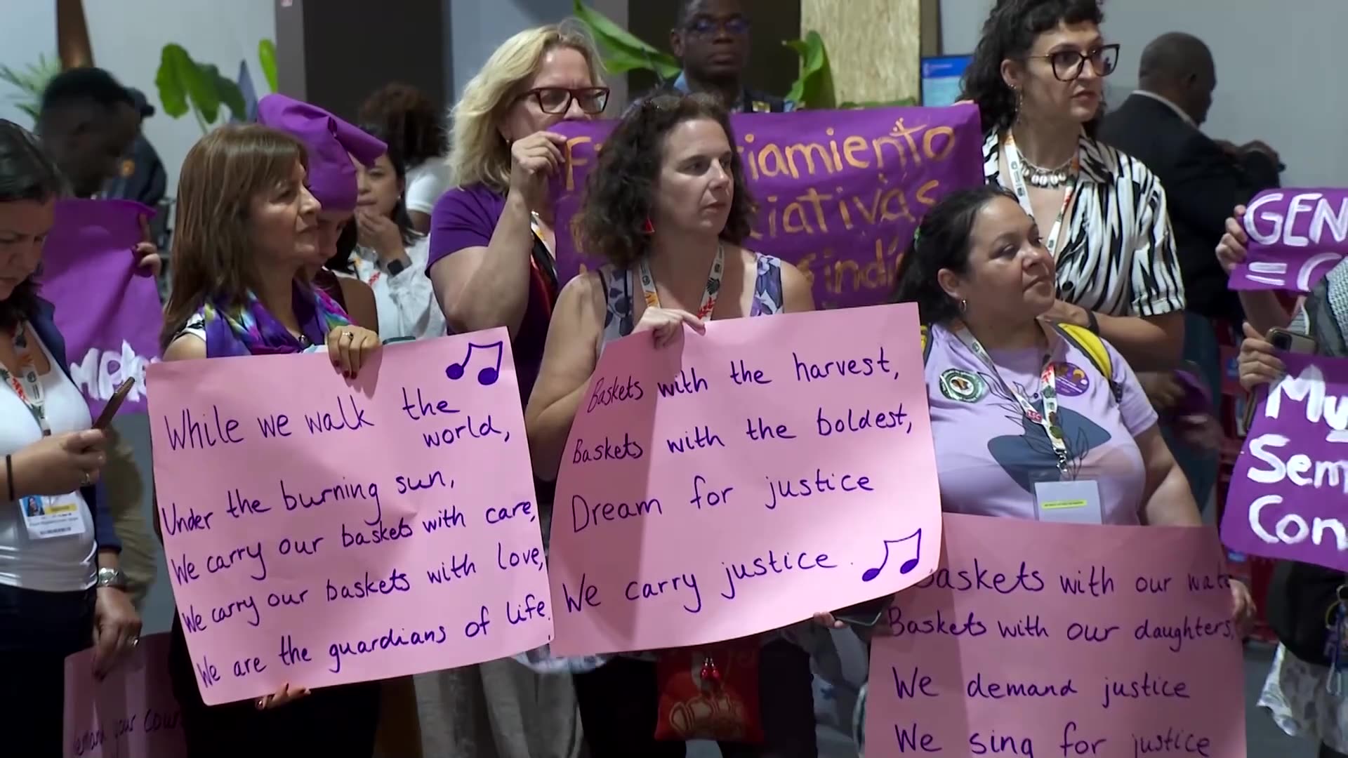 Climate justice demands gender justice: feminists protest at COP30