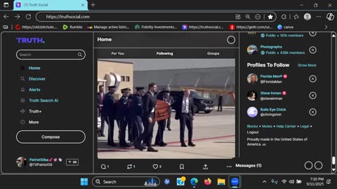 JD Vance transporting the body of Charlie Kirk off Air Force 2