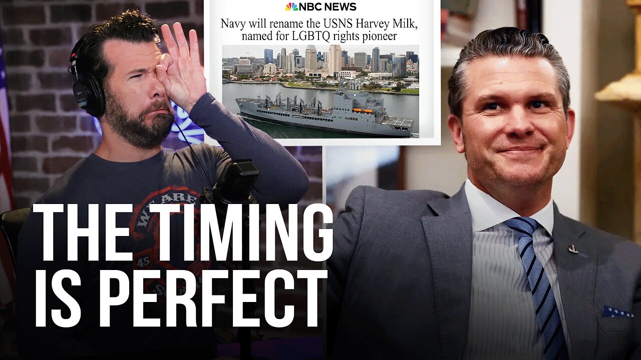 CURING GAY: Pete Hegseth Celebrates Pride Month By Stripping Harvey Milks Name From Navy Ship