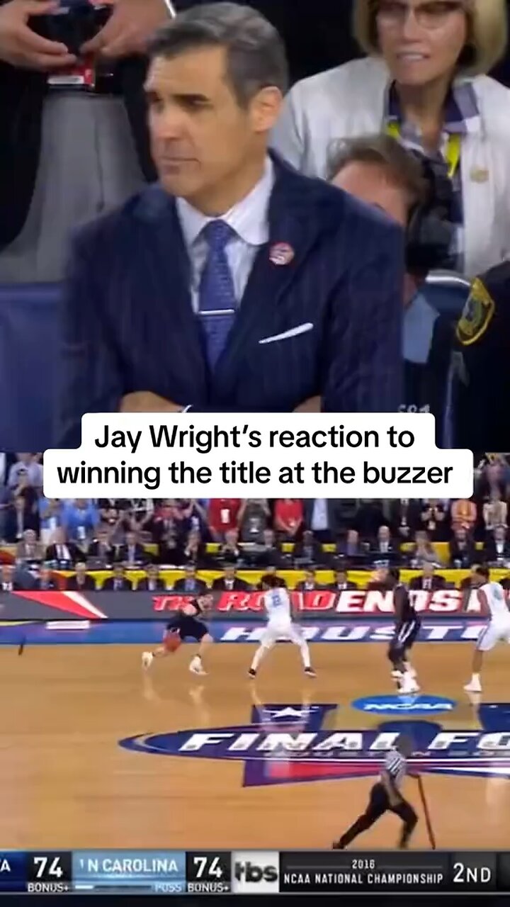 Jay Wright with the coldest reaction to winning the National Championship 🤣✅🏀🏆