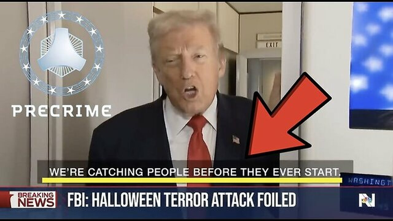 PUMPKIN DAY PSYOP! TRUMP PRAISES PRECRIME UNIT SAYING WERE CATCHING PEOPLE BEFORE THEY START!