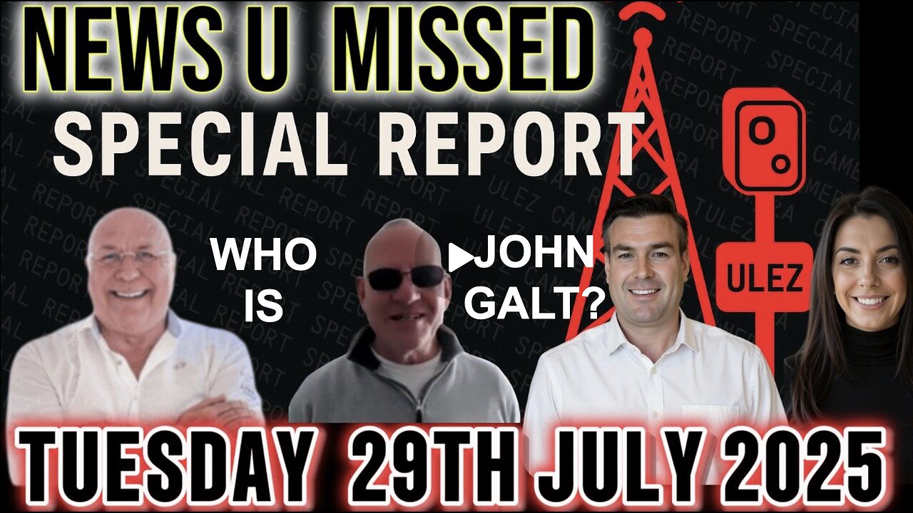 CHARLIE WARD DAILY NEWS SPECIAL REPORT. 5G DESIGNED TO KILL YOU. WHO IS John Galt?