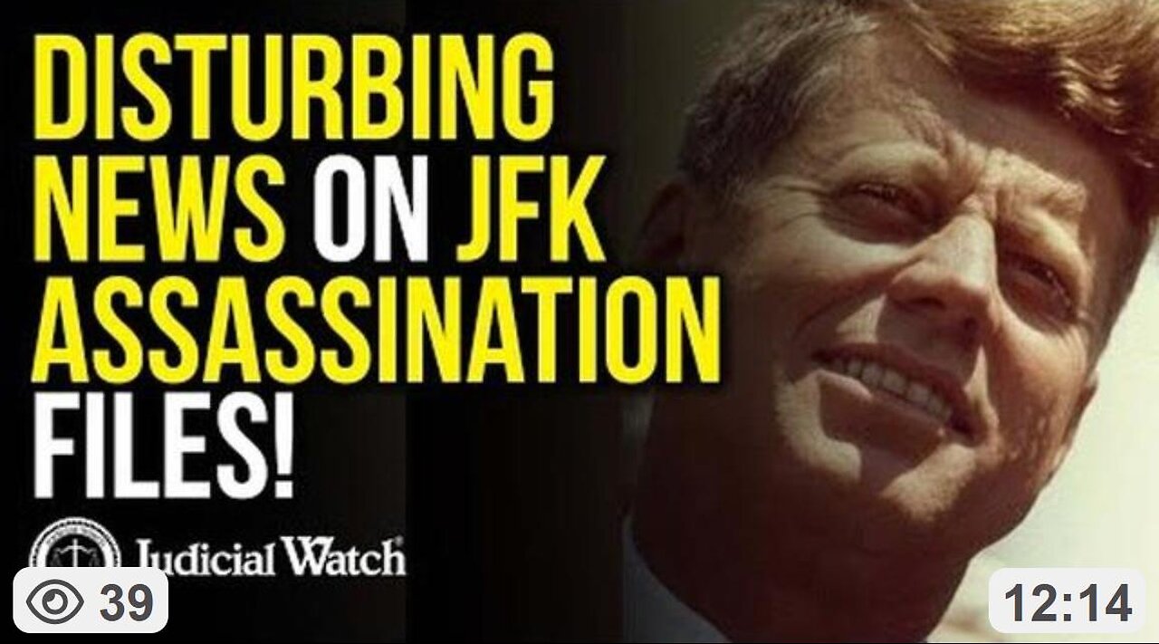 Tom Fitton: Disturbing News on the JFK Assassination Files! -- Come on now!!!