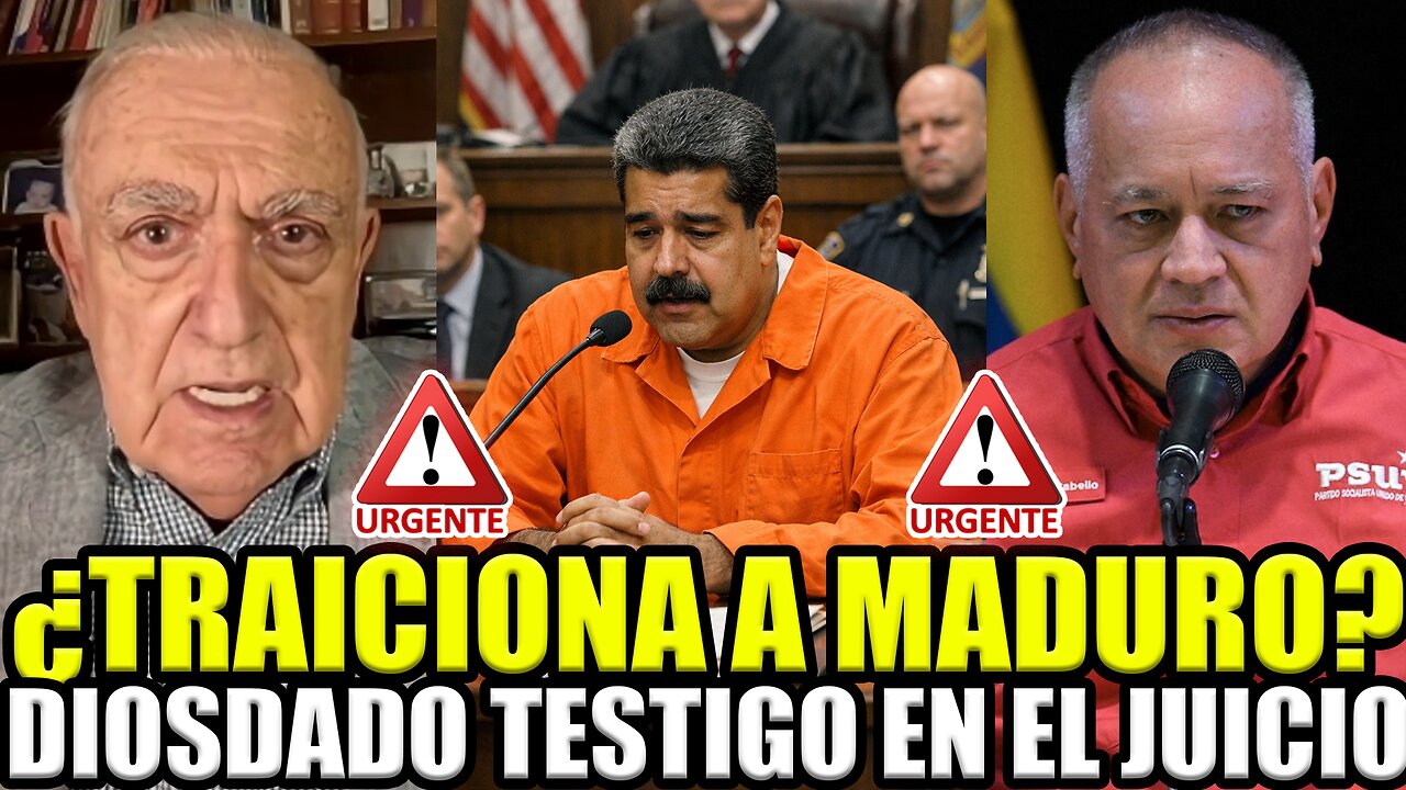 🚨PRIMICIA BOMBA DE RUCKAUF SOBRE EL JUICIO DE MADURO ¡DIOSDADO CABELLO TESTIFICARIA EN SU CONTRA!