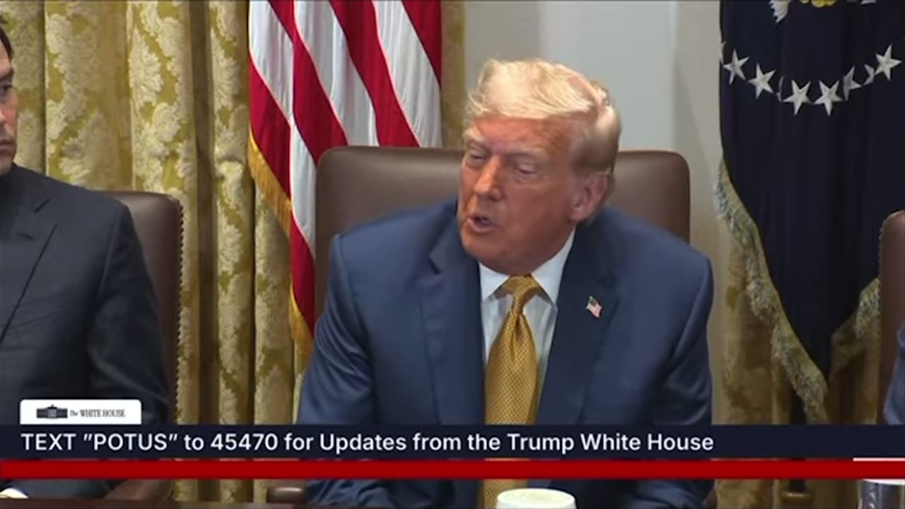 LOL! No. Not for CNN - President Trump Snubs CNNs Kaitlin Collins During Cabinet Meeting