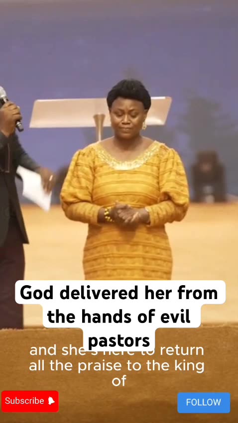 God delivered her from evil pastors