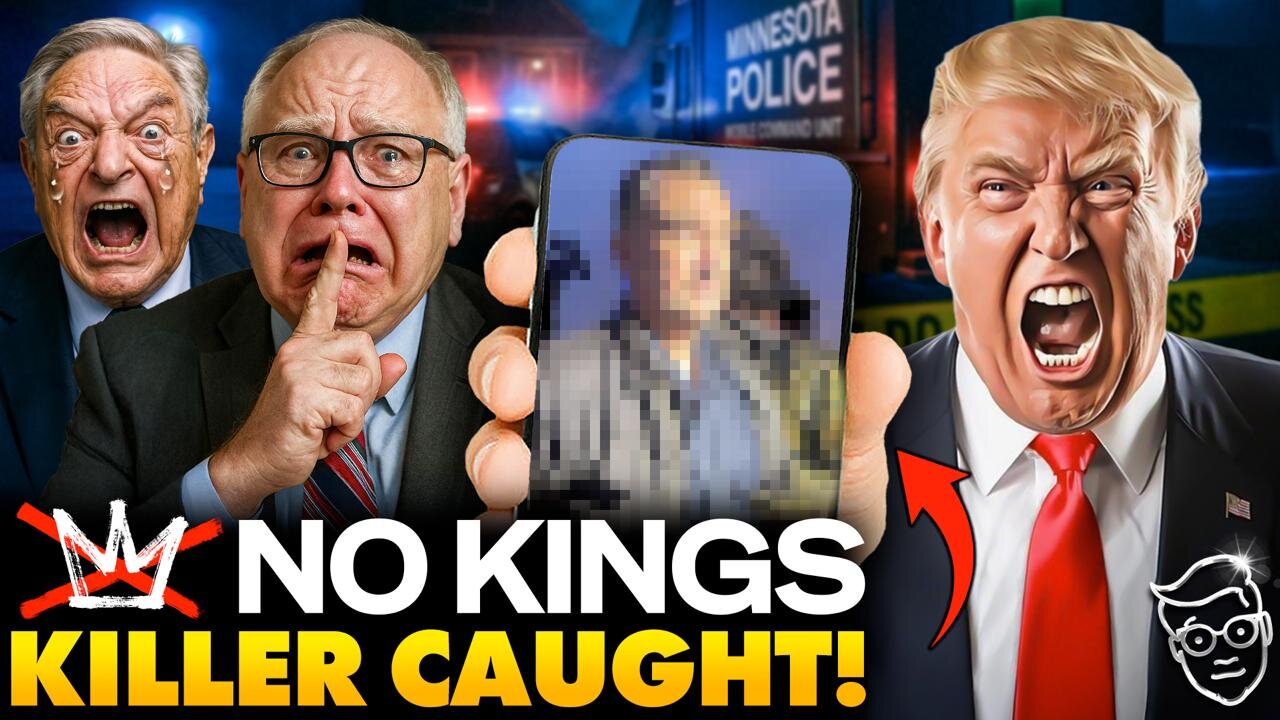 🚨No Kings Political Assassin ARRESTED After Manhunt, Mugshot Released | Manifesto STILL Secret